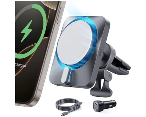 ESR for 15W MagSafe Car Mount Charger with CryoBoost Esr for 15w magsafe car mount charger with cryoboost