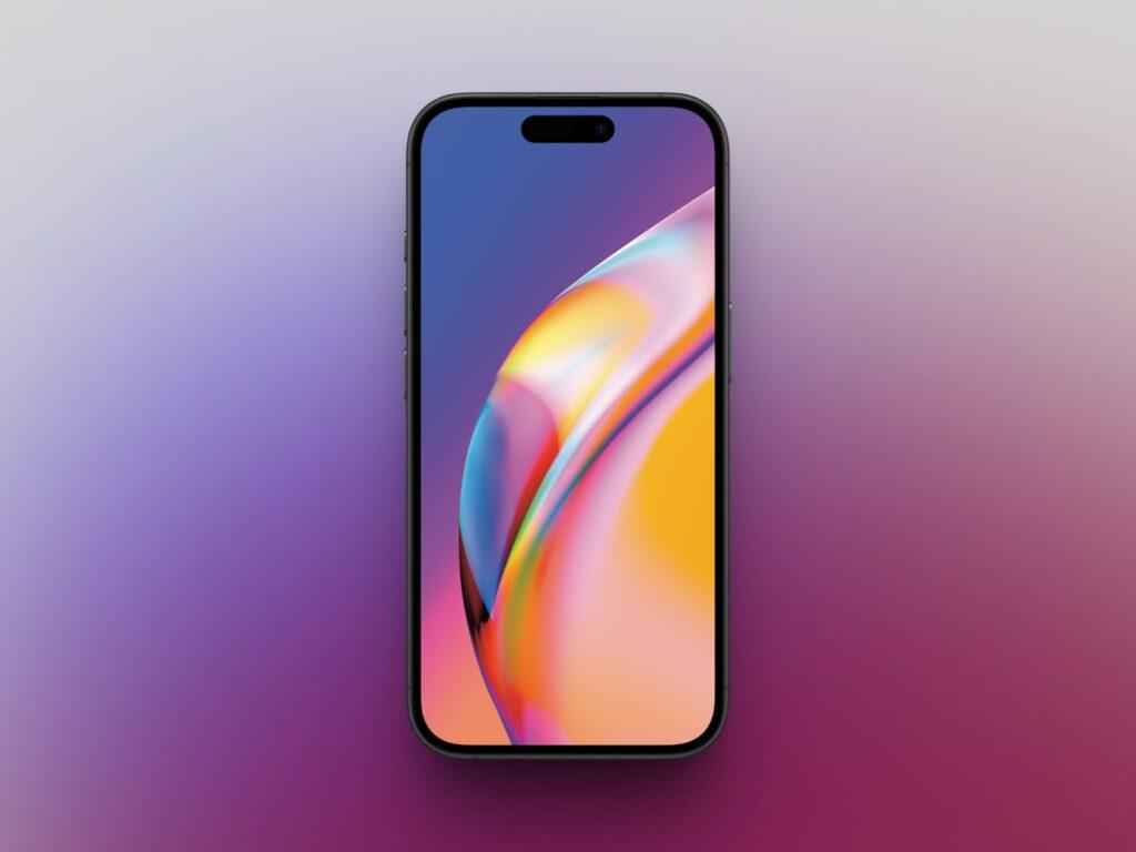 Glossy shiny bubble glass plastics water liquid wallpaper