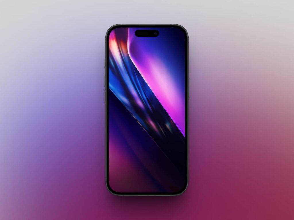 Multi color purple gradients liquid wallpaper