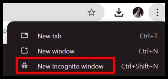 Open youtube in an incognito or private browser tab on deskto
