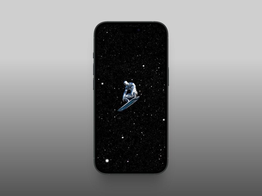 Silver Surfer in Space Wallpaper