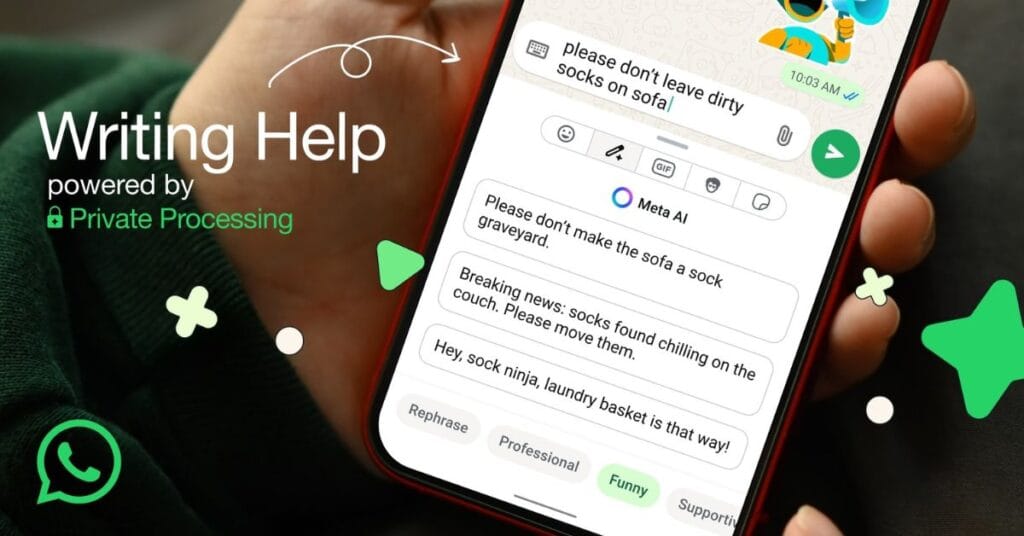 Whatsapp writing help