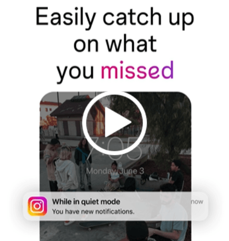 You Will Receive a Catch-Up Summary of Instagram Message