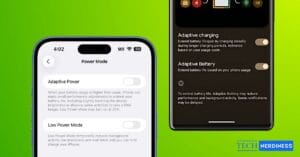 Adaptive battery vs adaptive power