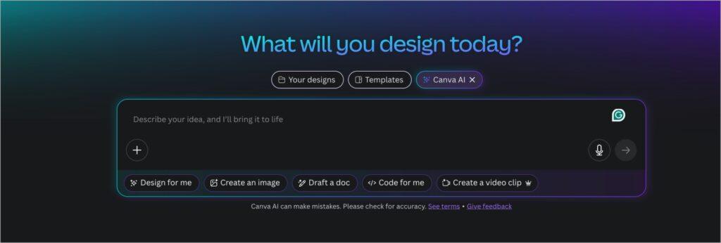 Canva AI Thumbnail Maker