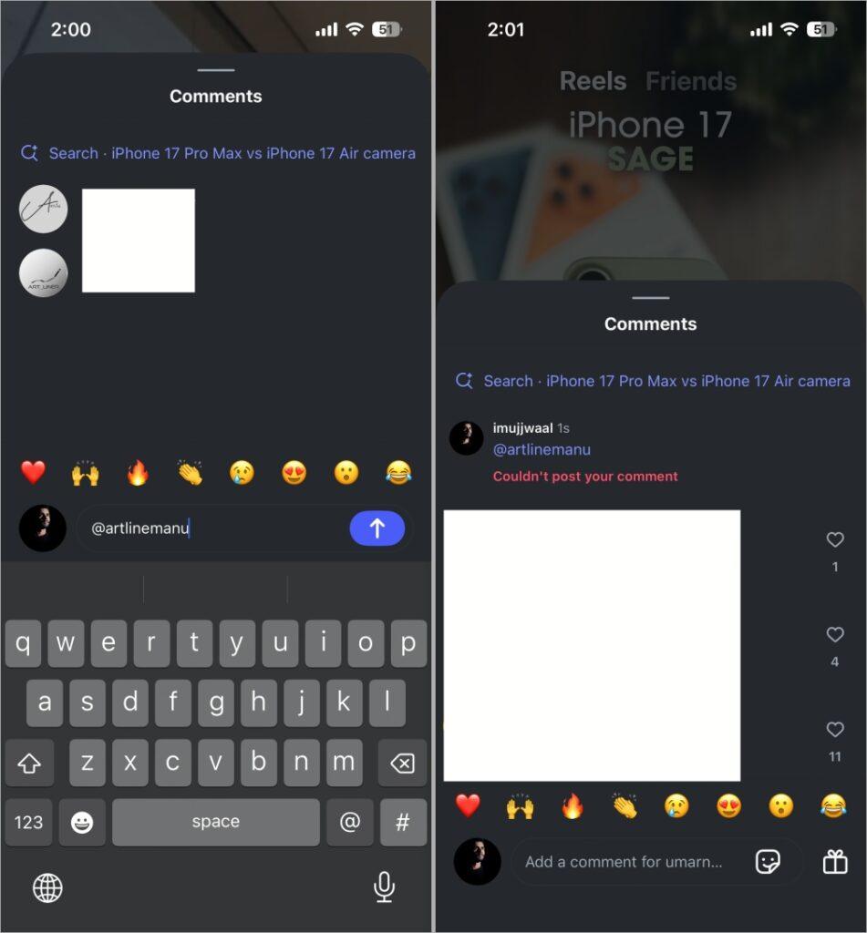 Check is through mentions and tags Check is through mentions and tags