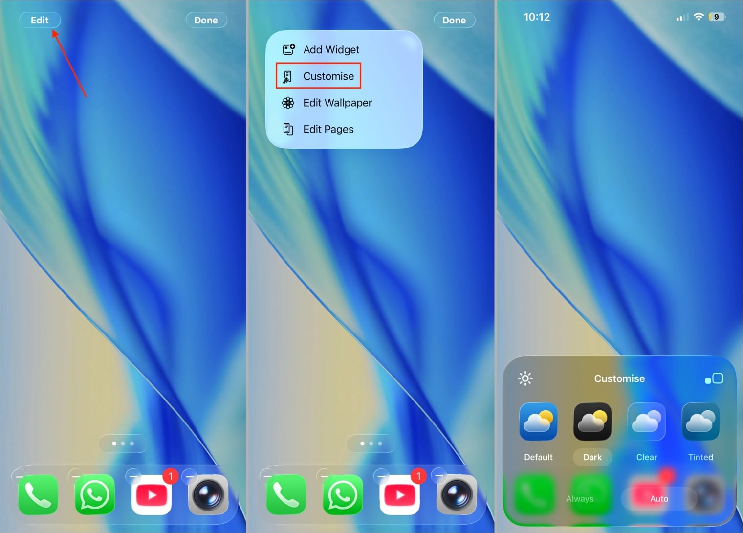 Customize app icons on iphone