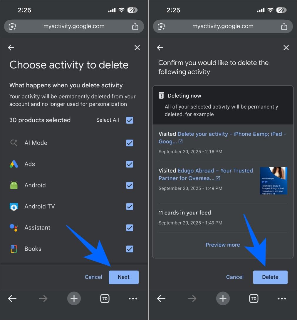 Delete All Google Activity on Android iPhone and iPad Delete all google activity on android iphone and ipad