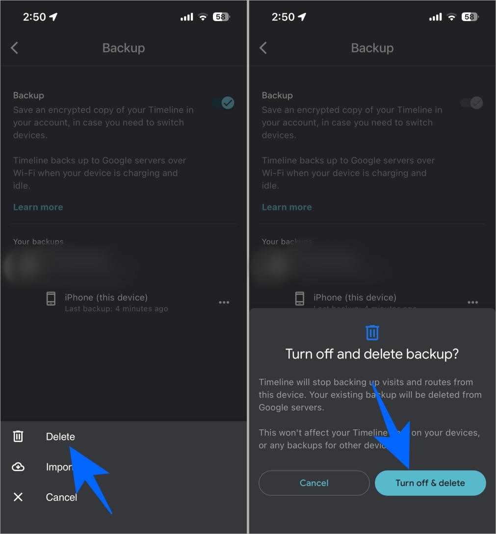 Delete Google Maps Timeline Delete google maps timeline