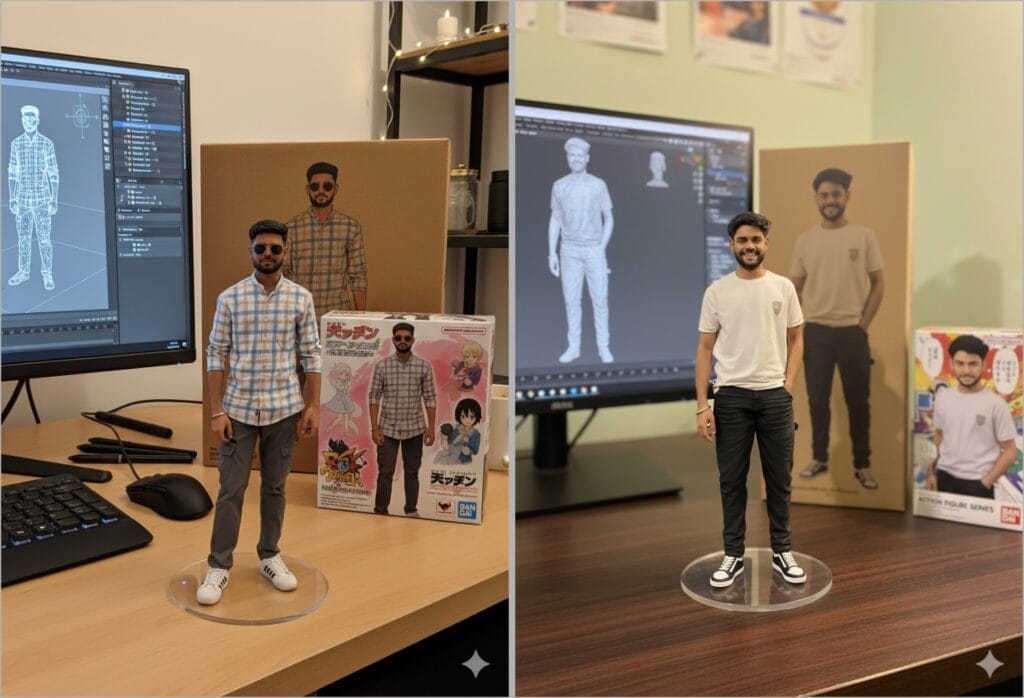 Google Nano Banana AI 3D Figurine with Google Gemini