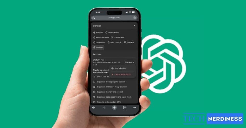 How to cancel your chatgpt subscription