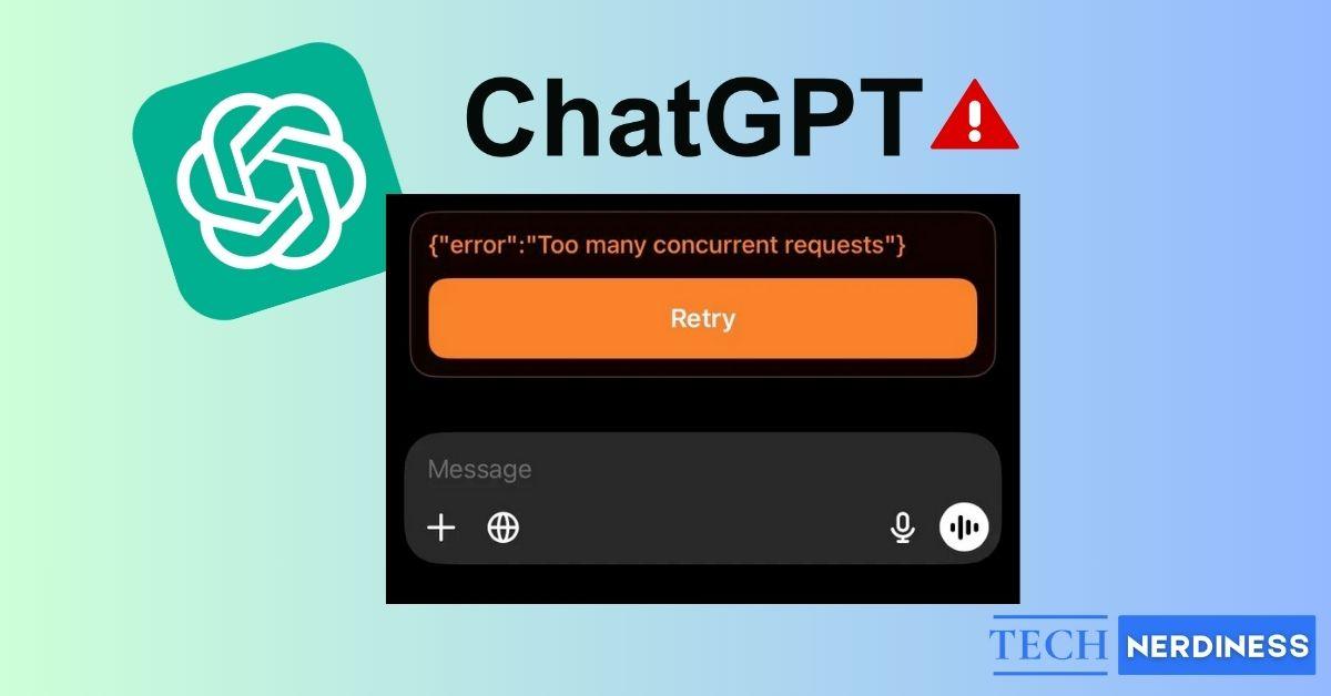 How to fix too many concurrent requests error on chatgpt