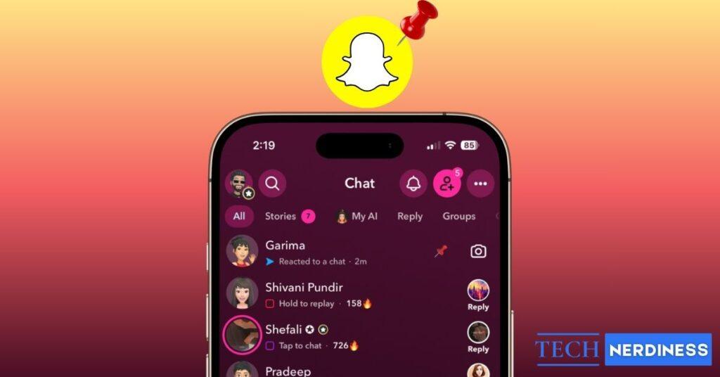 How to pin or unpin someone on snapchat