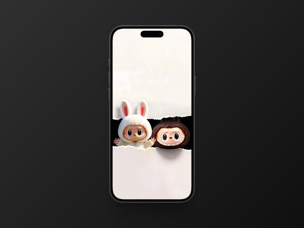 Peek-a-Boo Labubu Duo Peek a boo labubu duo
