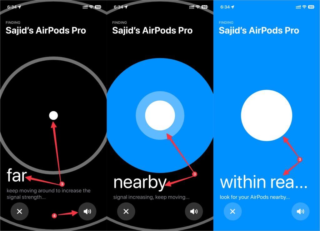 Precision finding and distance indicators