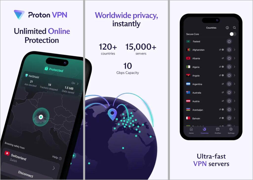 Proton VPN Free App