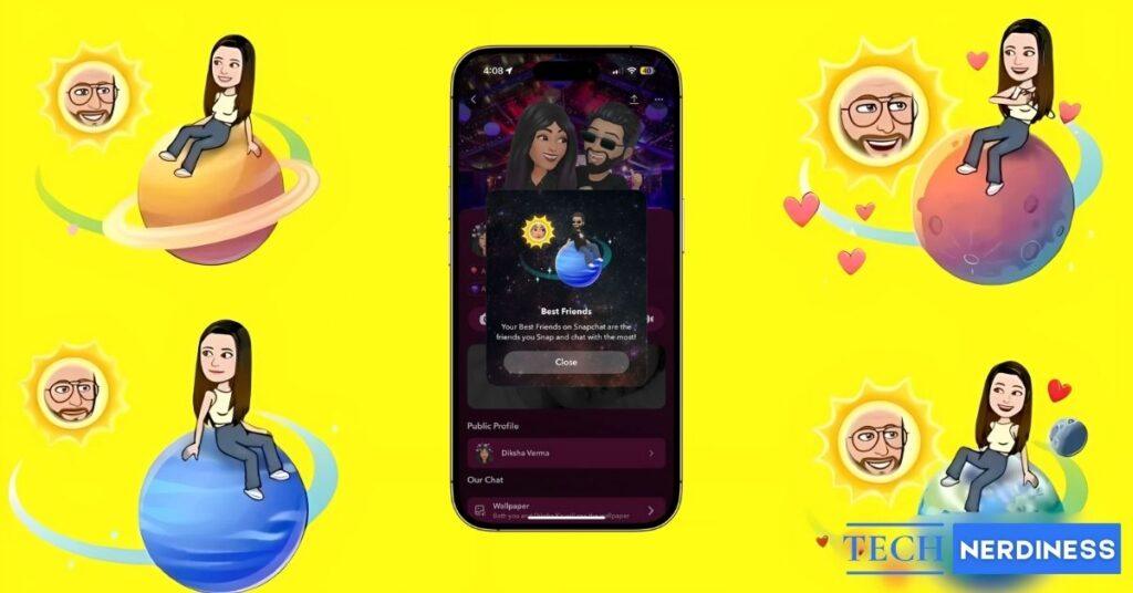 Snapchat planets order and meaning