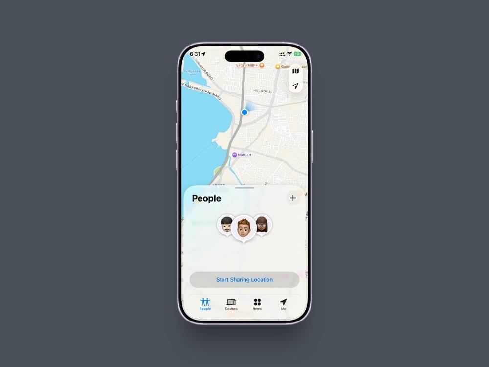 The find my app