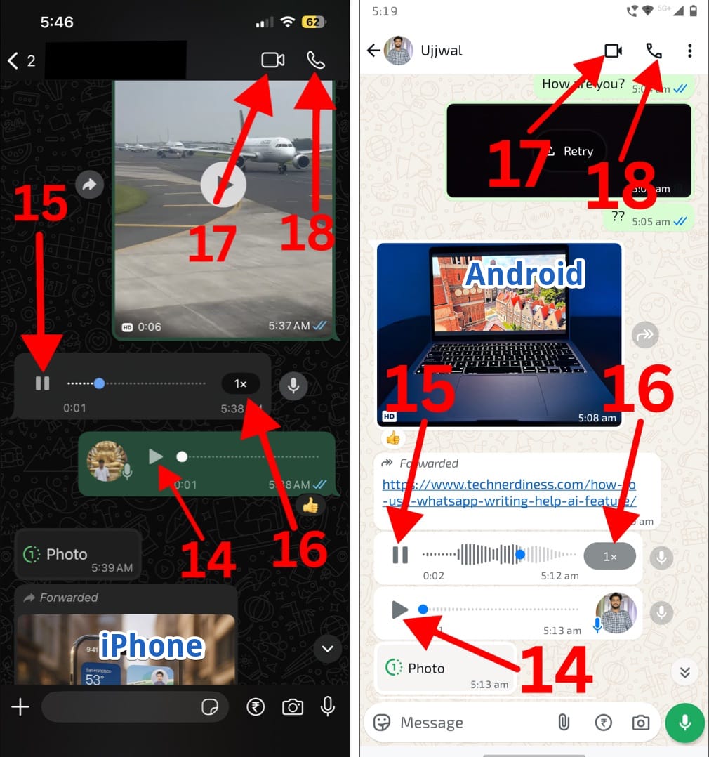 Whatsapp individual chat icons 4