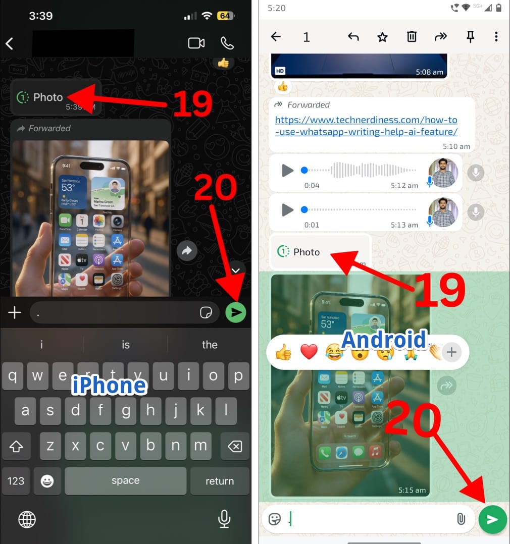 Whatsapp individual chat icons 5