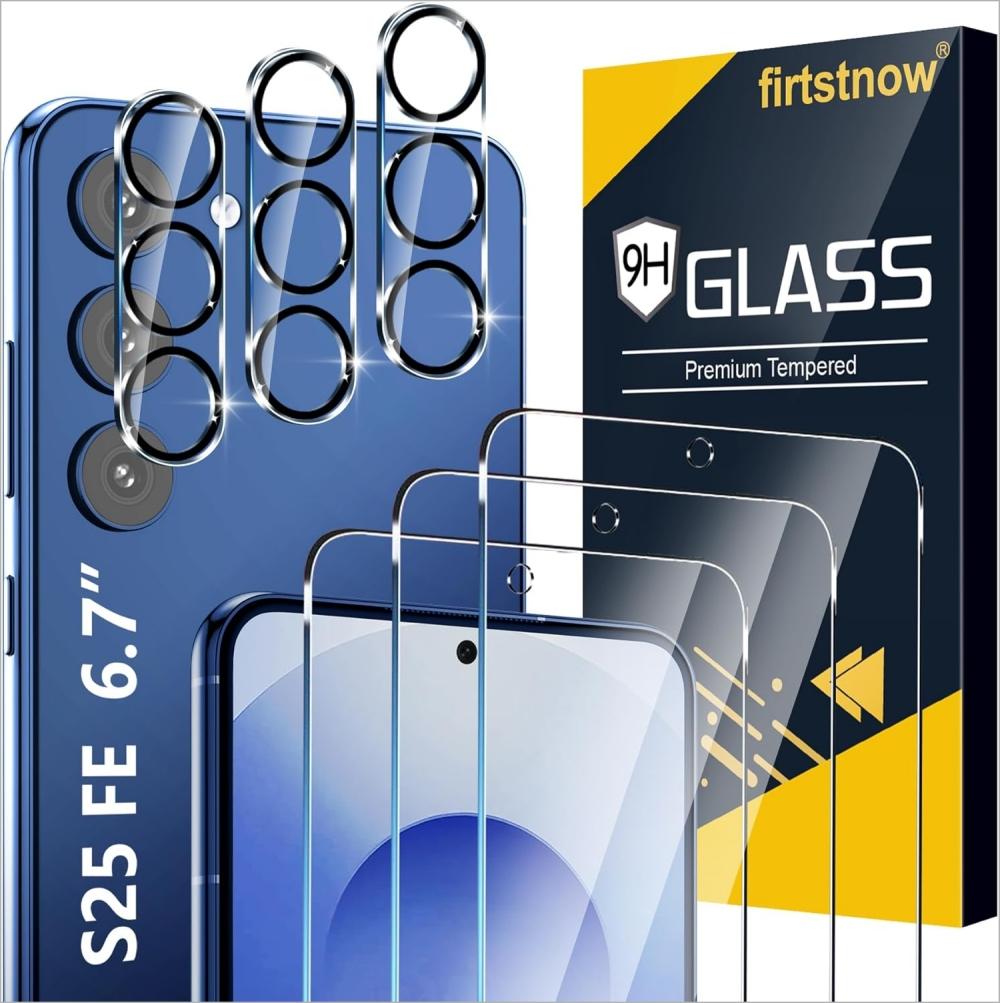 3 pack glass screen protector for samsung galaxy s25 fe