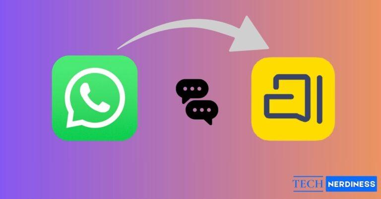 How to import whatsapp chats to arattai