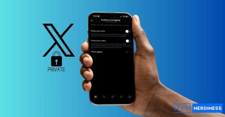 How to make your x twitter account private