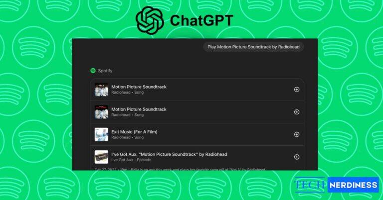 How to use spotify in chatgpt