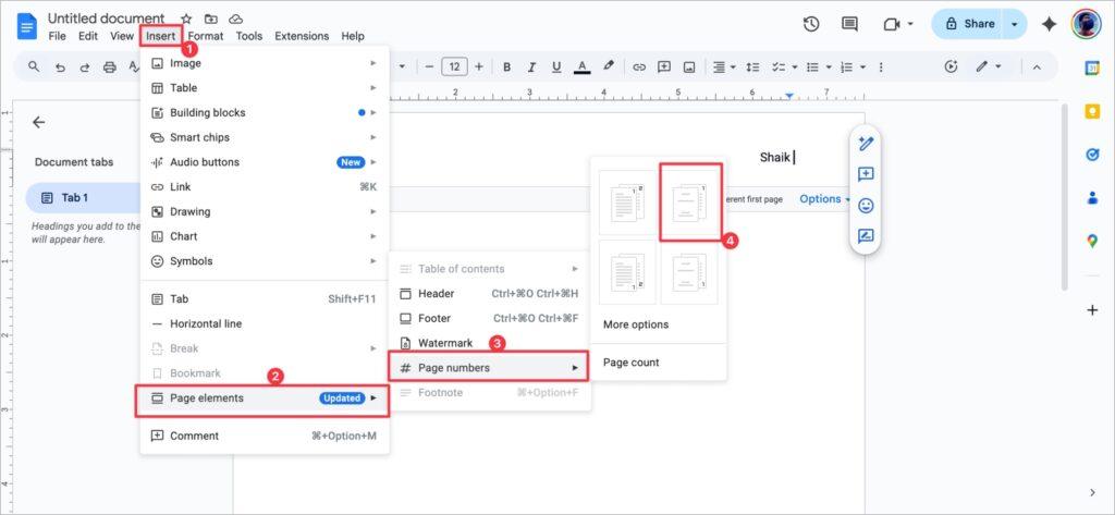 Set Google Docs header font to Times New Roman size 12 Set google docs header font to times new roman size 12
