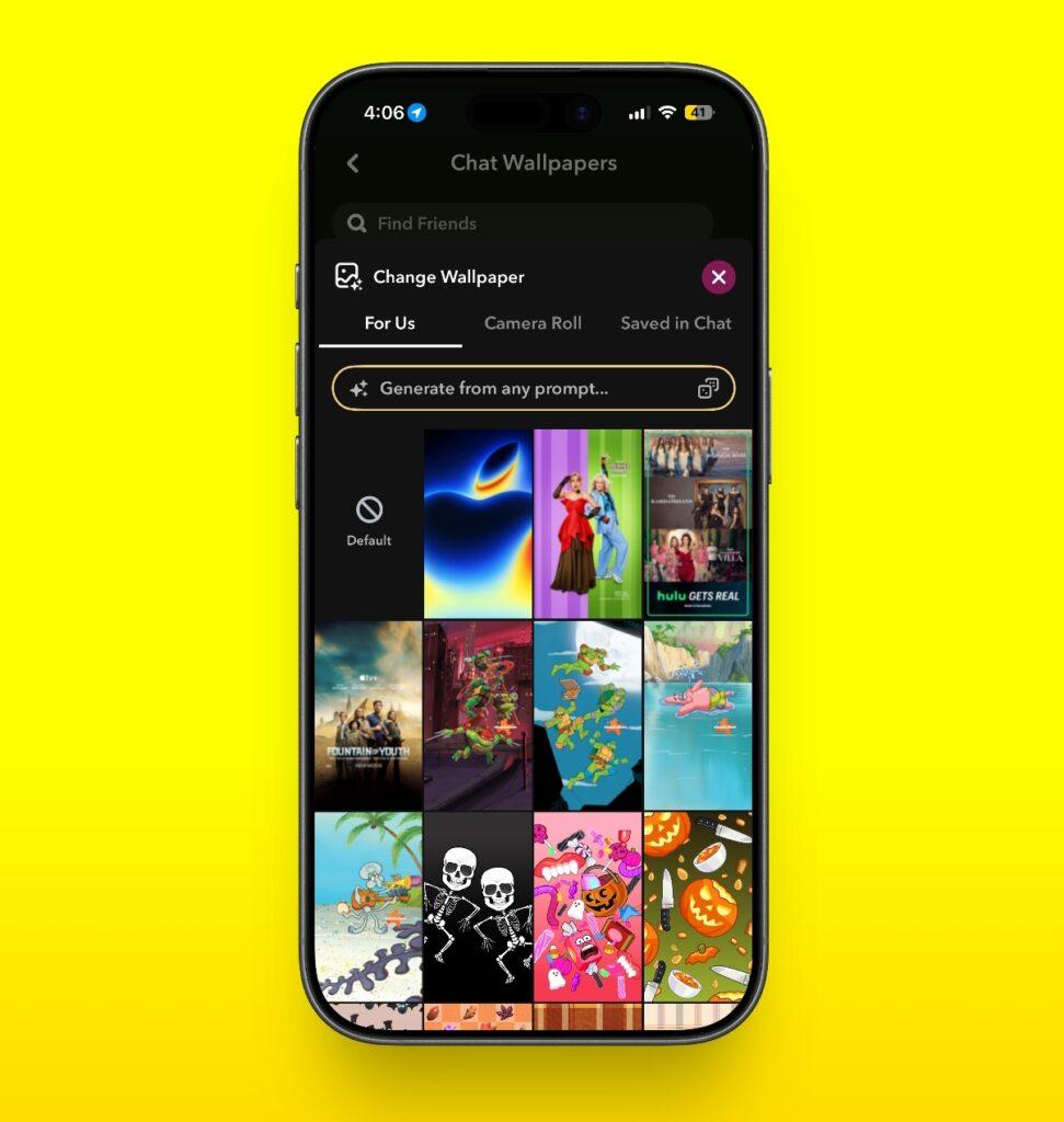 Snapchat Plus Chat Wallpaper Feature Snapchat plus chat wallpaper feature