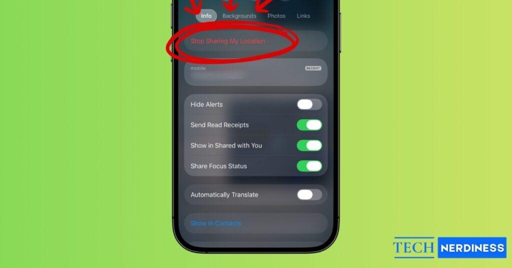 Stop Sharing Your Location on iMessage Without Notifying Others Stop sharing your location on imessage without notifying others