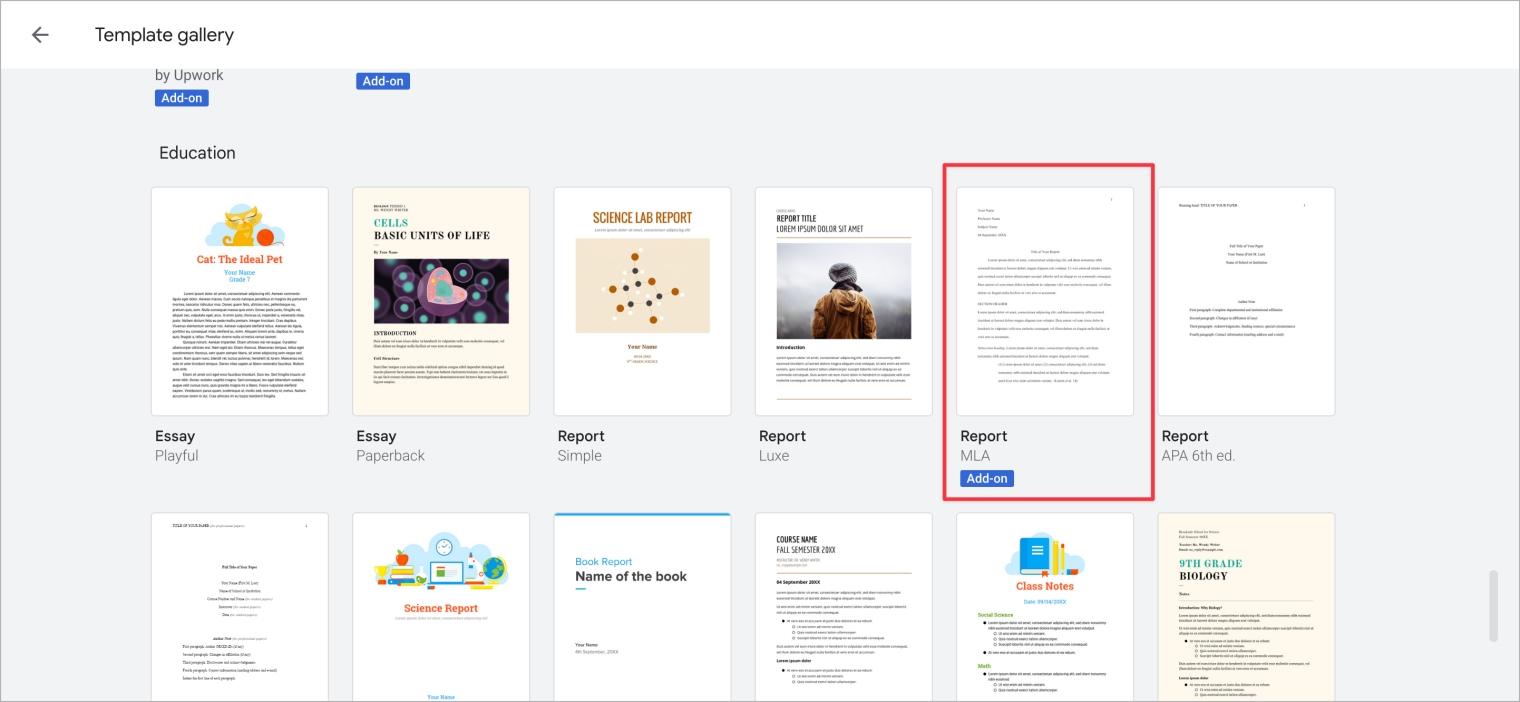 Use MLA report template in Google Docs and replace sample text Use mla report template in google docs and replace sample text