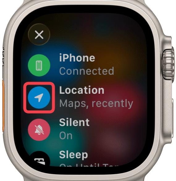 Arrow Icon in Apple Watch Arrow icon in apple watch