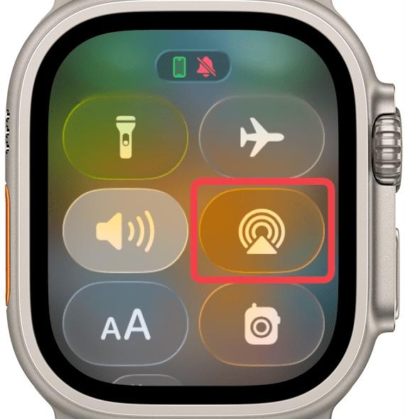 Audio Output Icon on Apple Watch Audio output icon on apple watch