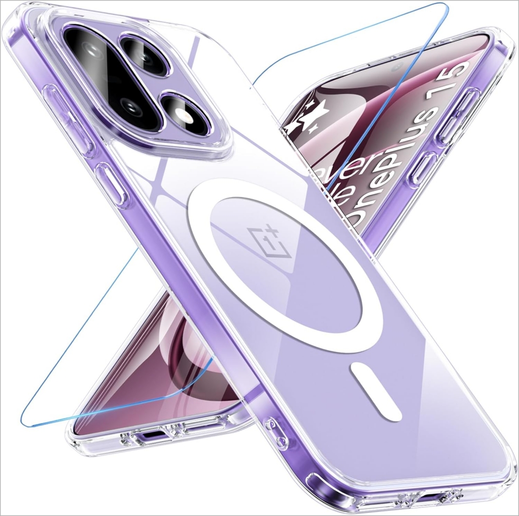 Besinpo shockproof clear case for oneplus 15