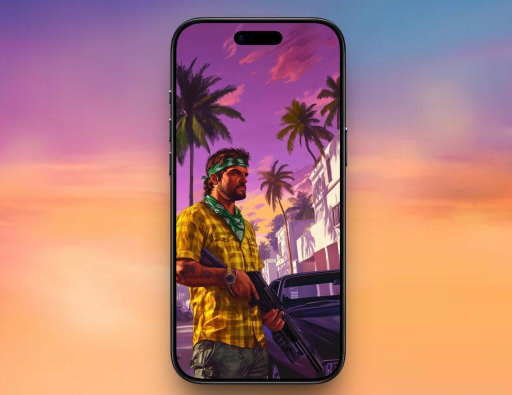 GTA VI Sunset Heist wallpaper Gta vi sunset heist wallpaper