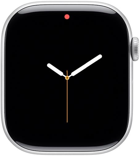 Red Dot Icon in Apple Watch Red dot icon in apple watch