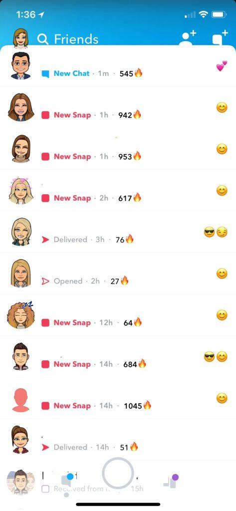 Snapchat Streaks Snapchat streaks