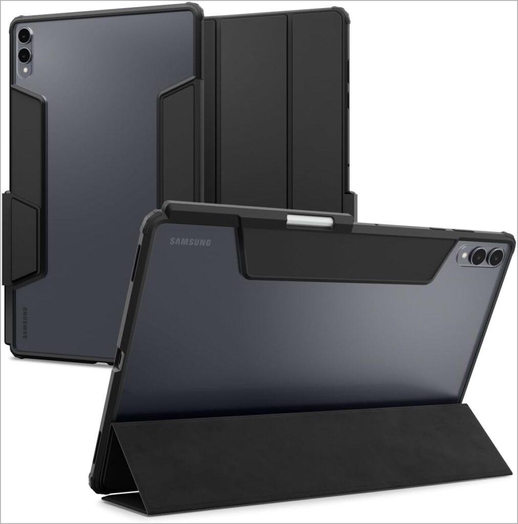 Spigen Ultra Hybrid Pro Tri-Fold Cover for Galaxy Tab S11 Ultra Spigen ultra hybrid pro tri fold cover for galaxy tab s11 ultra