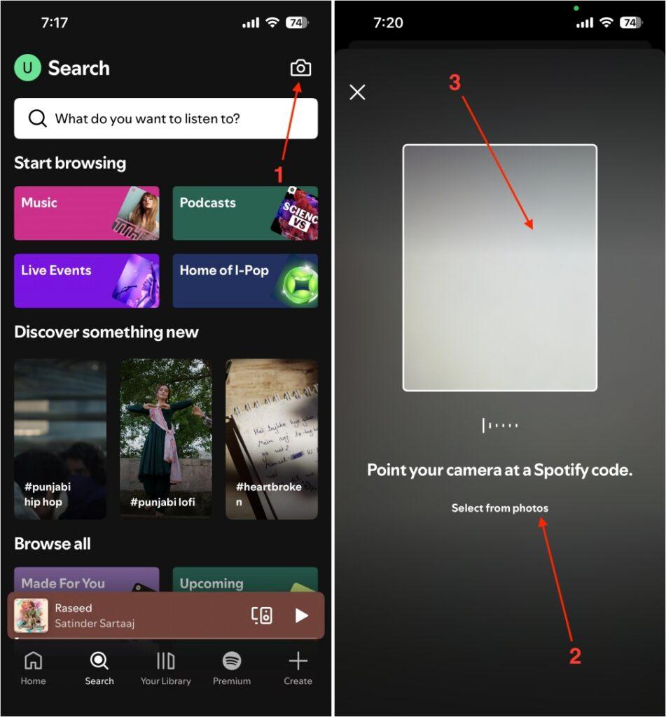 Spotify Code Scanner - Camera Explained Spotify code scanner camera explained