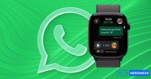 Use whatsapp on apple watch