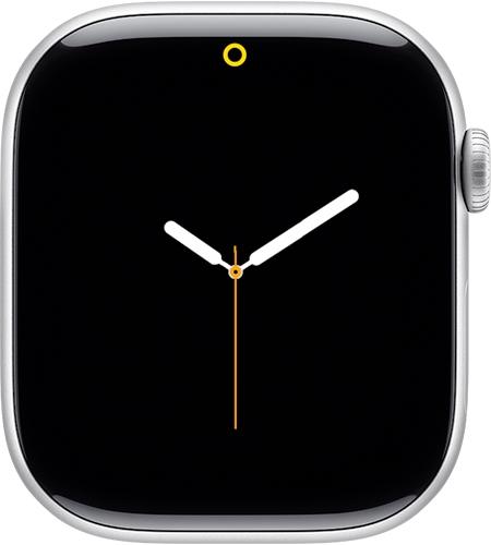 Yellow Circle Icon in Apple Watch Yellow circle icon in apple watch