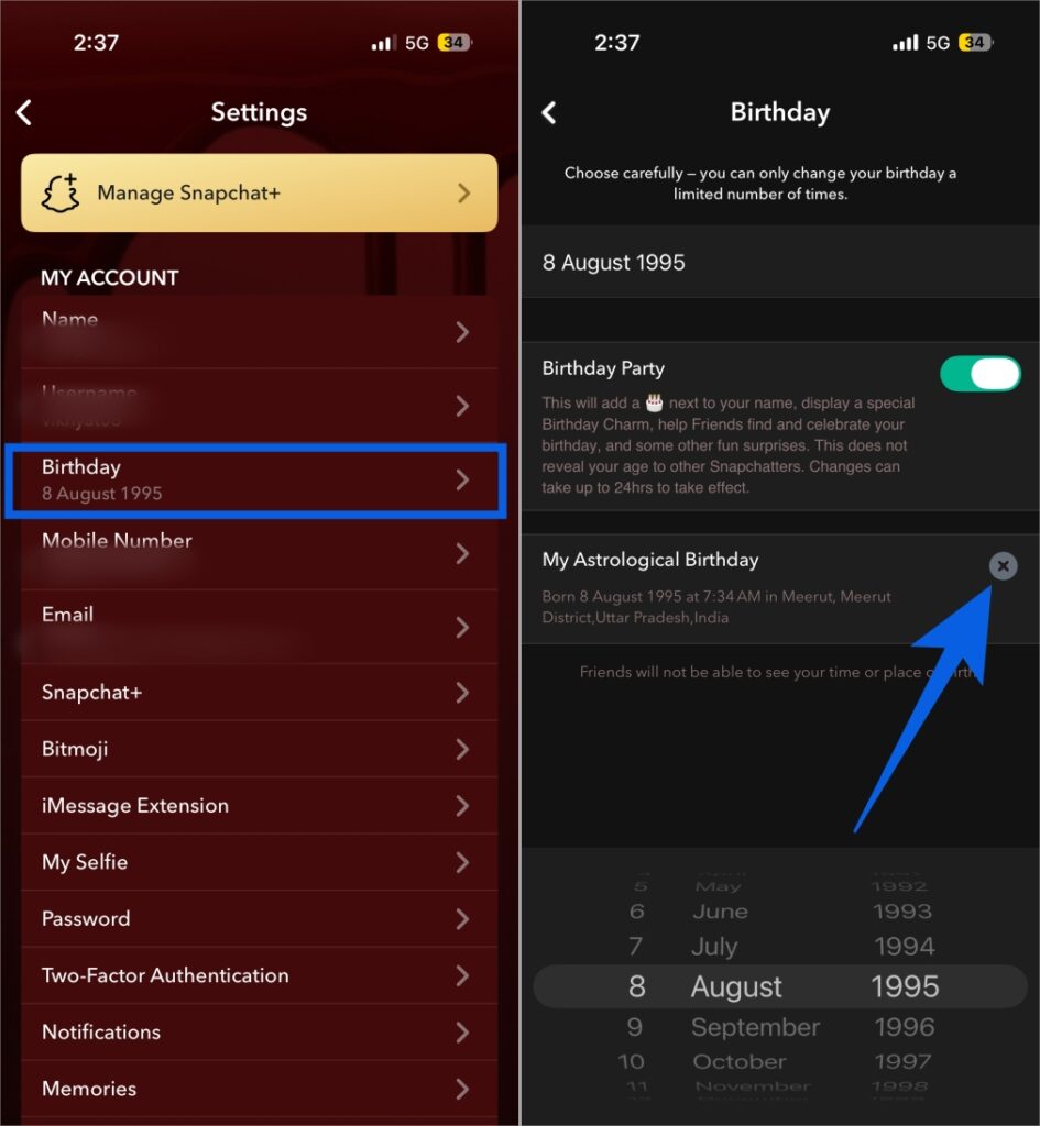 Delete Your Snapchat Astrological Profile
