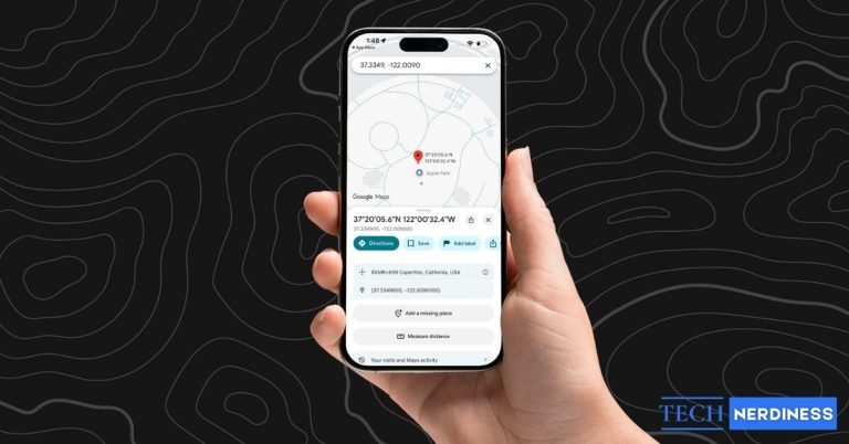GPS Coordinates in Google Maps