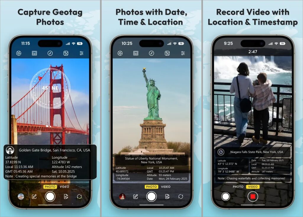GPS Map Camera Lite for iOS and Android