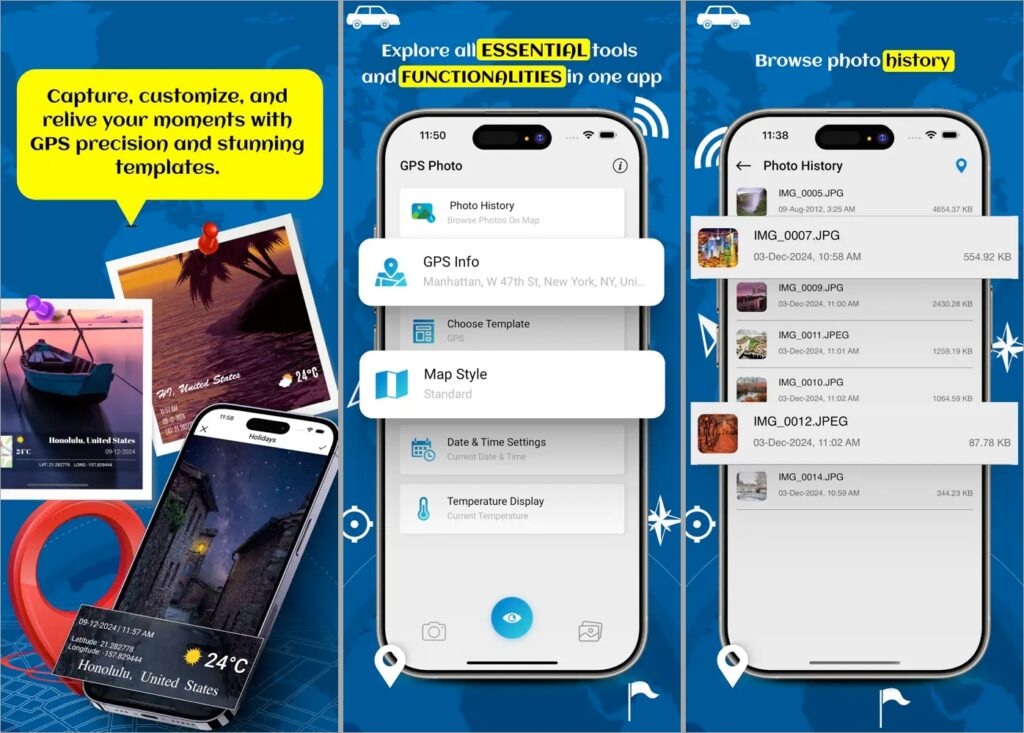 GPS Photo Geo Tag Location for iOS and Android