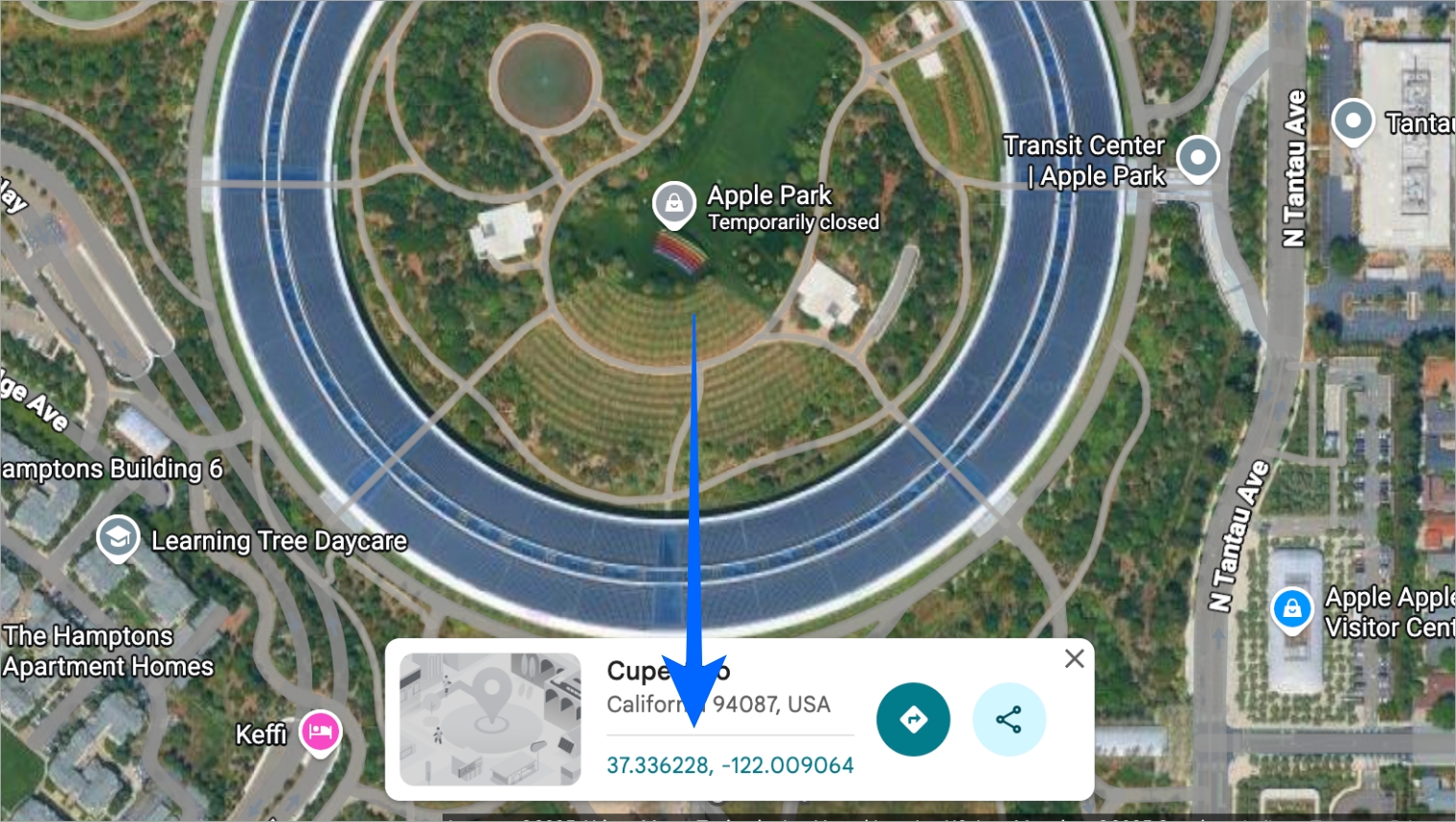 Get Coordinates From Google Maps on Desktop