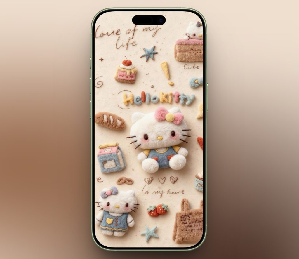 Retro Hello Kitty Background
