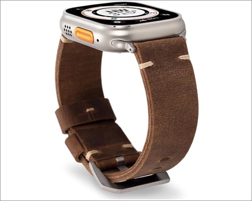 SEURE Store Leather Band for Apple Watch Ultra