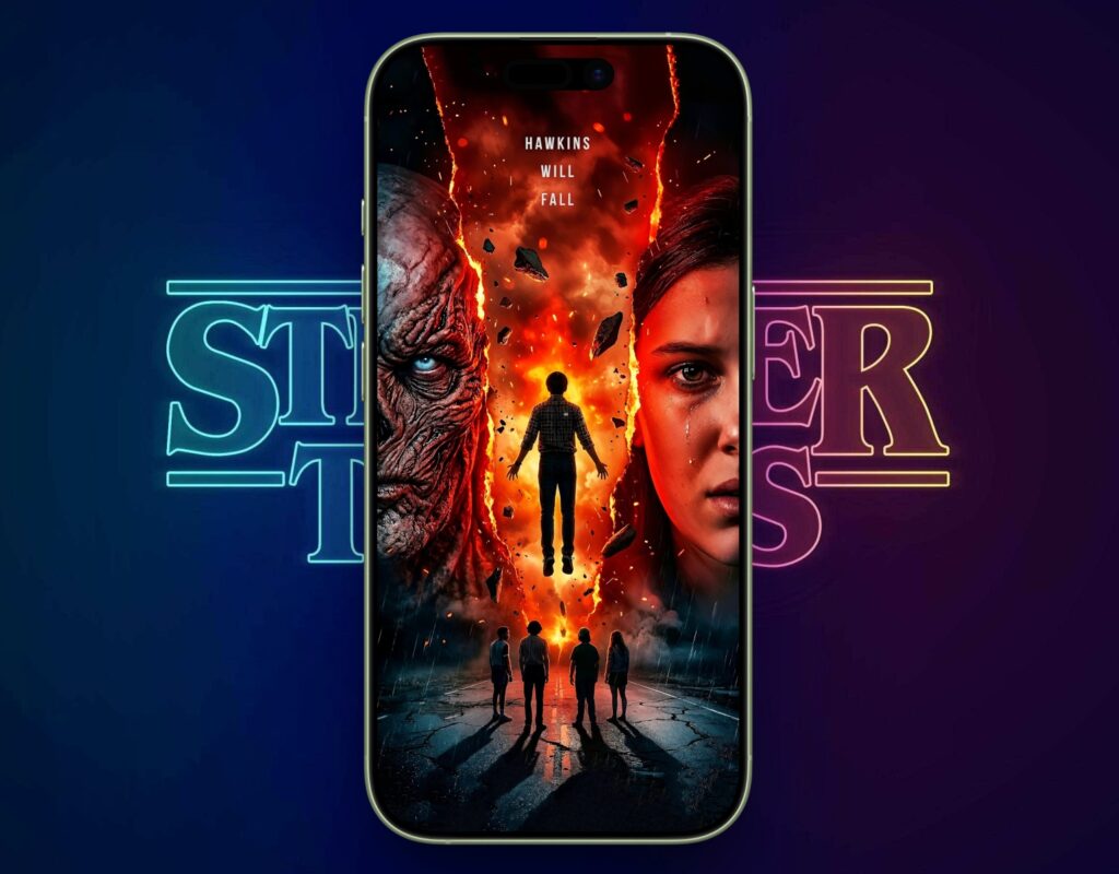 Cinematic Stranger Things Wallpaper